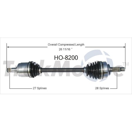 Surtrack Axle Cv Axle Shaft, Ho-8200 HO-8200